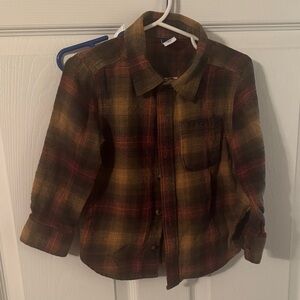 Plaid Kids Shirt - Multicolor